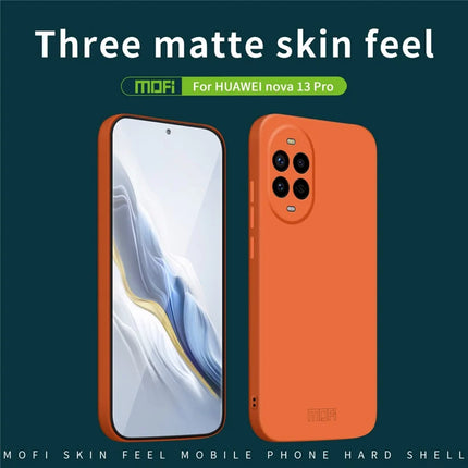 For Huawei nova 13 Pro 5G MOFI JK Qin Series Skin-Touch Matte Phone Case Acrylic+TPU Shockproof Cover