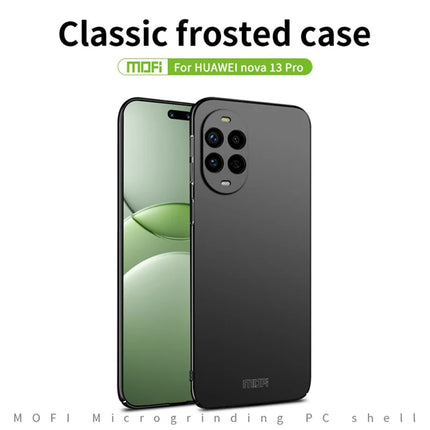 For Huawei nova 13 Pro 5G Phone Case MOFI Shield Matte Series Ultra Slim PC Protective Cover