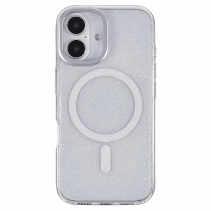 KIGC For iPhone 16 Case Compatible with MagSafe Epoxy Design Kickstand TPU+PC Phone Back Cover