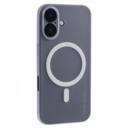 X-LEVEL For iPhone 16 Case Compatible with MagSafe Hard PP Matte Phone Cover 0.18mm Ultra Thin - Transparent