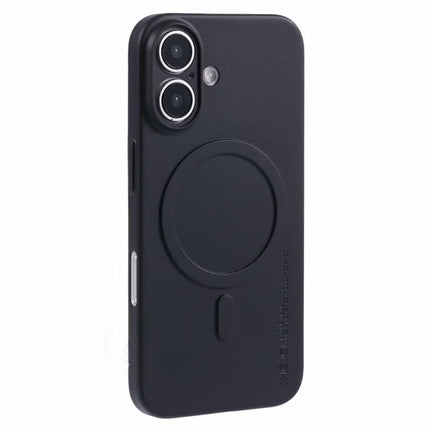 X-LEVEL For iPhone 16 Case Compatible with MagSafe Hard PP Matte Phone Cover 0.18mm Ultra Thin - Black