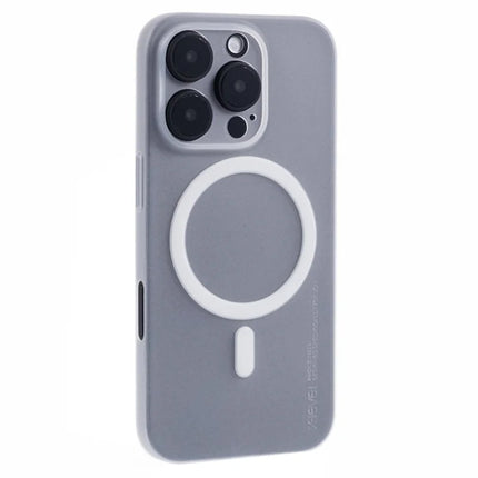 X-LEVEL For iPhone 16 Pro Case Compatible with MagSafe Hard PP Matte Phone Cover 0.18mm Ultra Thin - Transparent