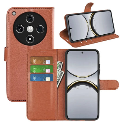 For Oppo Find X8 5G Case Litchi Texture Shockproof Leather Wallet Phone Cover