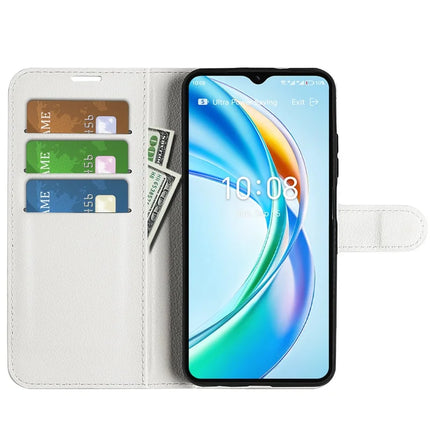 For Honor X5b Case Litchi Texture Shockproof Leather Wallet Phone Cover