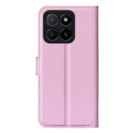 For Honor X5b Case Litchi Texture Shockproof Leather Wallet Phone Cover
