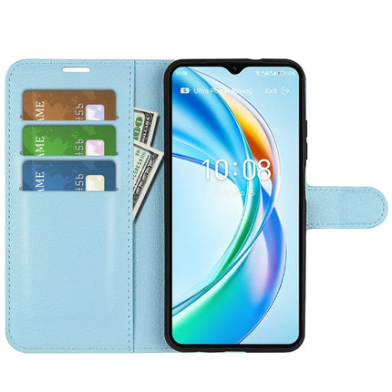 For Honor X5b Case Litchi Texture Shockproof Leather Wallet Phone Cover