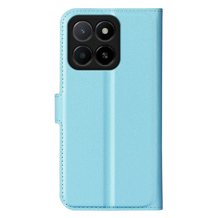 For Honor X5b Case Litchi Texture Shockproof Leather Wallet Phone Cover