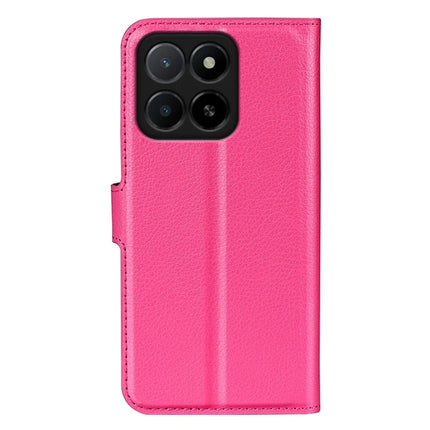 For Honor X5b Case Litchi Texture Shockproof Leather Wallet Phone Cover