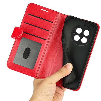 For OnePlus 13 Wallet Case Crazy Horse Texture Stand Leather Phone Cover