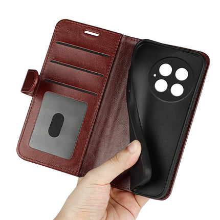 For OnePlus 13 Wallet Case Crazy Horse Texture Stand Leather Phone Cover