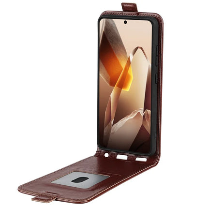 For OnePlus 13 Case with Card Slots Vertical Flip Leather Phone Cover