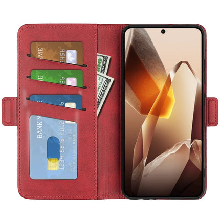 For OnePlus 13 Stand Case Calf Texture Leather Wallet Phone Cover