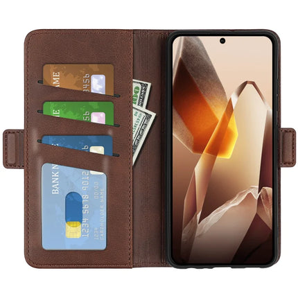 For OnePlus 13 Stand Case Calf Texture Leather Wallet Phone Cover