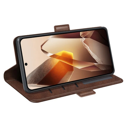For OnePlus 13 Stand Case Calf Texture Leather Wallet Phone Cover