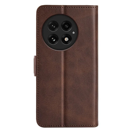 For OnePlus 13 Stand Case Calf Texture Leather Wallet Phone Cover