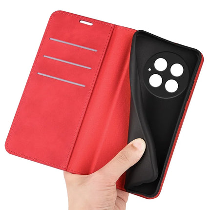 For OnePlus 13 Case Skin-Touch Leather Wallet Phone Cover