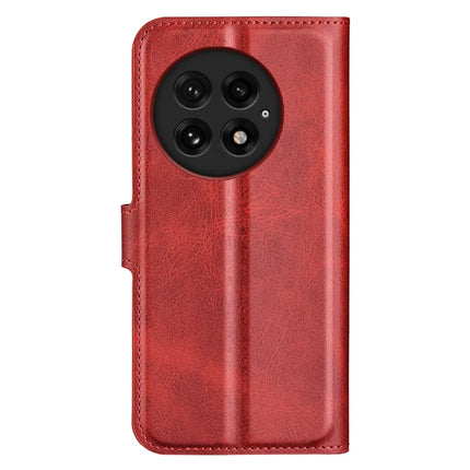 For OnePlus 13 Stand Case Anti-Scratch Calf Texture Leather Phone Cover