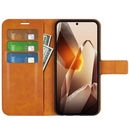For OnePlus 13 Stand Case Anti-Scratch Calf Texture Leather Phone Cover