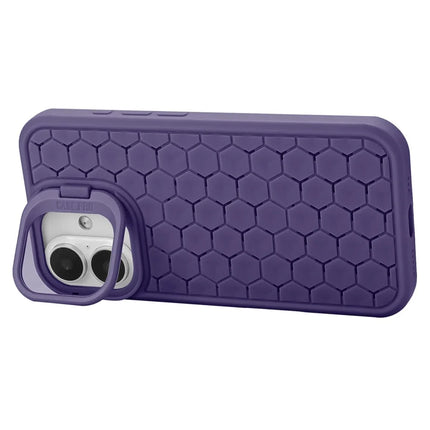 For iPhone 16 Case Kickstand Heat Dissipation TPU Phone Cover