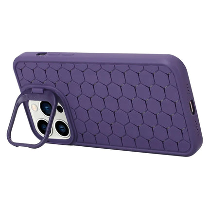 For iPhone 16 Pro Case Kickstand Heat Dissipation TPU Phone Cover