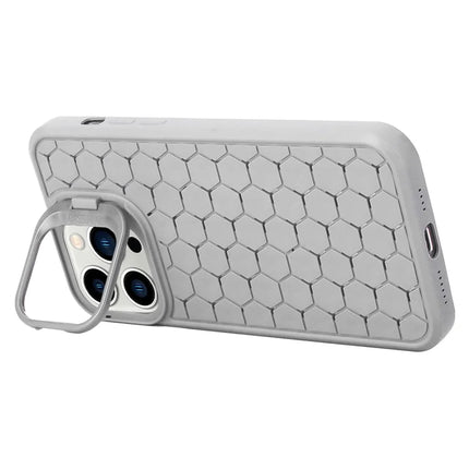 For iPhone 16 Pro Case Kickstand Heat Dissipation TPU Phone Cover