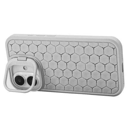 For iPhone 16 Plus Case Kickstand Heat Dissipation TPU Phone Cover