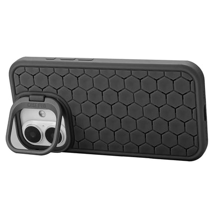For iPhone 16 Plus Case Kickstand Heat Dissipation TPU Phone Cover