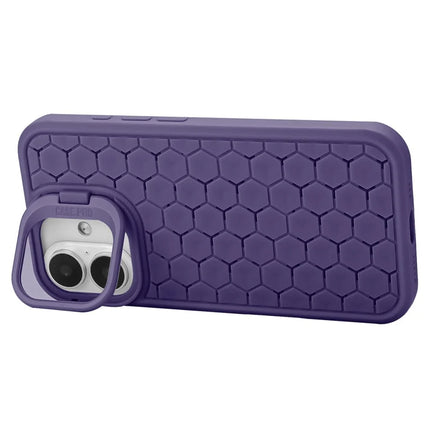 For iPhone 16 Plus Case Kickstand Heat Dissipation TPU Phone Cover