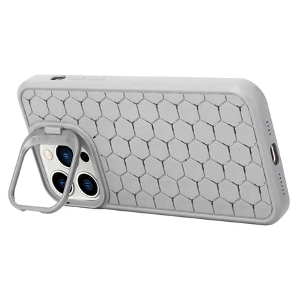 For iPhone 16 Pro Max Case Kickstand Heat Dissipation TPU Phone Cover