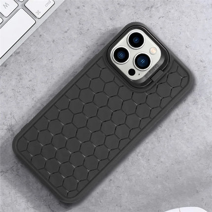 For iPhone 16 Pro Max Case Kickstand Heat Dissipation TPU Phone Cover