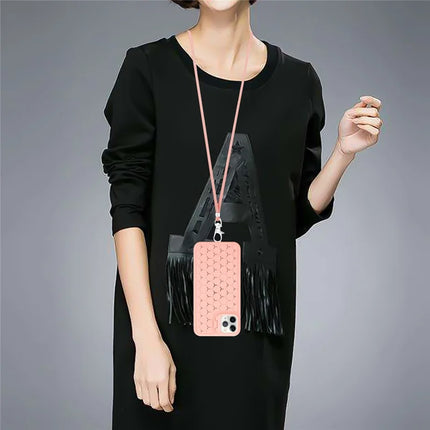 For iPhone 16 Pro Max Case Compatible with MagSafe Kickstand Heat Dissipation TPU Phone Cover with Lanyard