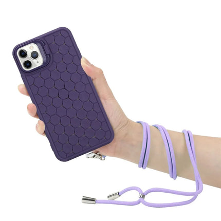 For iPhone 16 Pro Max Case Compatible with MagSafe Kickstand Heat Dissipation TPU Phone Cover with Lanyard