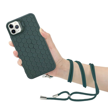 For iPhone 16 Pro Max Case Compatible with MagSafe Kickstand Heat Dissipation TPU Phone Cover with Lanyard