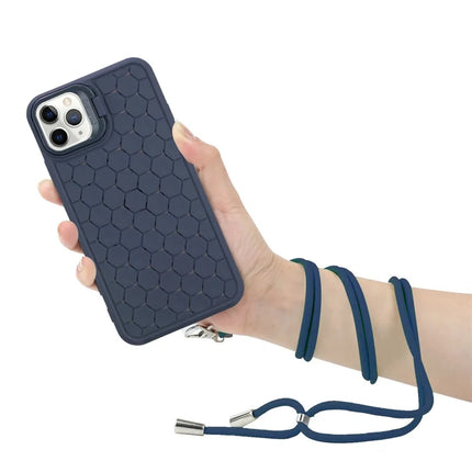 For iPhone 16 Pro Max Case Compatible with MagSafe Kickstand Heat Dissipation TPU Phone Cover with Lanyard