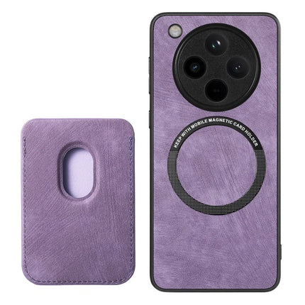 For Oppo Find X8 Pro 5G Case Retro Leather+TPU Phone Cover with Detachable Card Slot