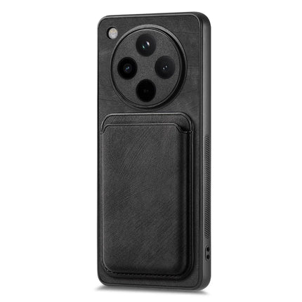 For Oppo Find X8 Pro 5G Case Retro Leather+TPU Phone Cover with Detachable Card Slot