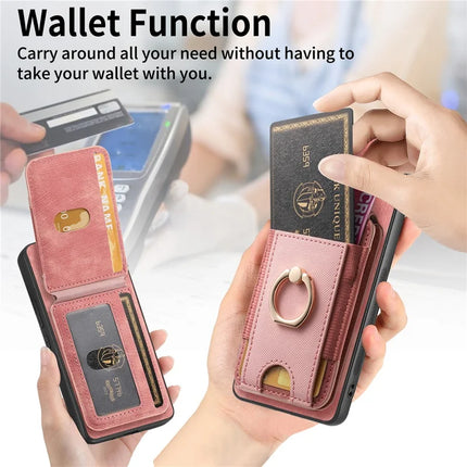 For Oppo Find X8 Pro 5G Case with Detachable Card Holder Kickstand Leather Back Cover