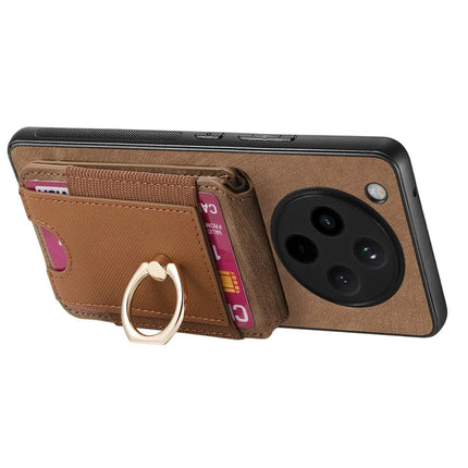 For Oppo Find X8 Pro 5G Case with Detachable Card Holder Kickstand Leather Back Cover