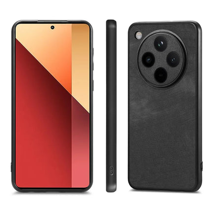 For Oppo Find X8 Pro 5G Case Retro Leather + TPU Shockproof Protective Phone Cover