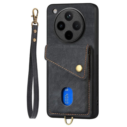 For Oppo Find X8 Pro 5G Case Leather+TPU Back Cover with Card Slot Kickstand
