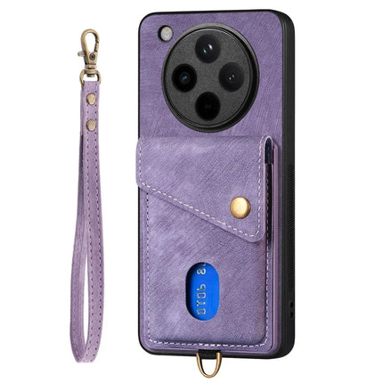 For Oppo Find X8 Pro 5G Case Leather+TPU Back Cover with Card Slot Kickstand