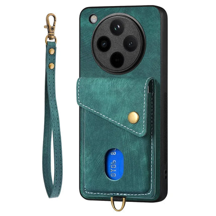 For Oppo Find X8 Pro 5G Case Leather+TPU Back Cover with Card Slot Kickstand