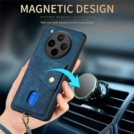 For Oppo Find X8 Pro 5G Case Leather+TPU Back Cover with Card Slot Kickstand
