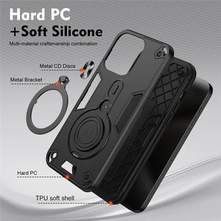 For Motorola Moto G85 5G / S50 Neo 5G Case Rotatable Kickstand PC+TPU Drop Protection Phone Cover