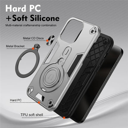 For Motorola Moto G85 5G / S50 Neo 5G Case Rotatable Kickstand PC+TPU Drop Protection Phone Cover