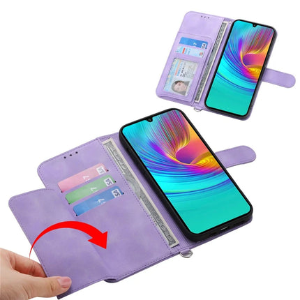 For Samsung Galaxy A26 5G Case Flower Pattern PU Leather Wallet Phone Cover with Strap