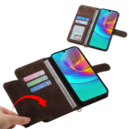For Samsung Galaxy A26 5G Case Flower Pattern PU Leather Wallet Phone Cover with Strap