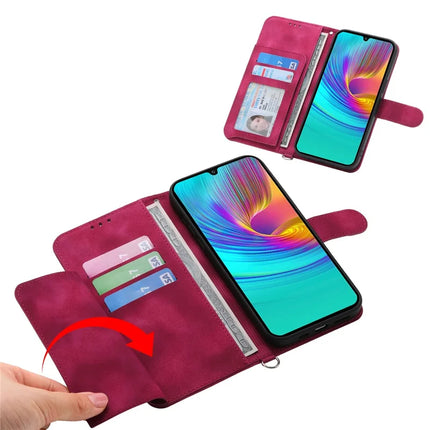 For Samsung Galaxy A26 5G Case Flower Pattern PU Leather Wallet Phone Cover with Strap