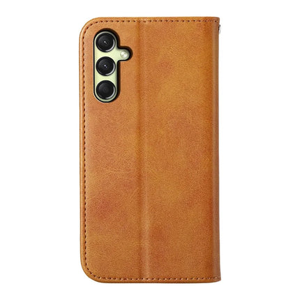 For Samsung Galaxy A26 5G Case Calf Texture PU Leather Phone Cover with Wallet