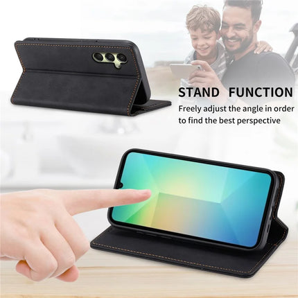 DF-05 For Samsung Galaxy A26 5G Wallet Case RFID Blocking PU Leather Phone Cover